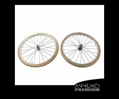 Coppia ruote bici bimbo epoca 20 x 1 1/4