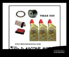 kit tagliando Tmax 530 2012 2016 4 filtri e 3lt ol - 1