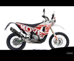 Scarico Leovince LV ONE EVO BLACK Kove Rally 450