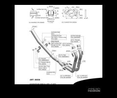 Kit collettori Leovince Kawasaki Ninja 400 2018 -