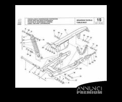 Staffa protezione corona Cagiva Aletta Rossa 125 - - 3