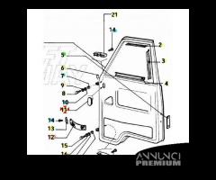 Tappo della porta per Ape Car P2 P3 Poker - 186445