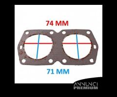 Guarnizione testa cilindri da 74 x 71 mm per Fiat - 2