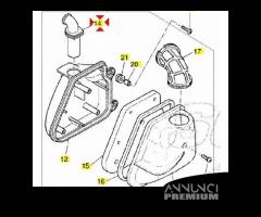 Manicotto aspirazione filtro aria per scooter Mina - 2