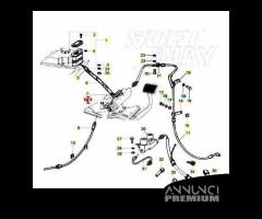 Tubo freno Piaggio Cosa 1 CL CLX Cosa 2 - Piaggio - 2