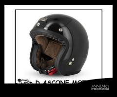 Casco Cafe Racer S250 Cafe Nero Metal Brilliante