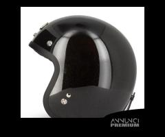 Casco Cafe Racer S250 Cafe Nero Metal Brilliante