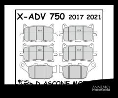 KIT PASTIGLIE X-ADV 750 17-21