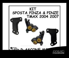 KIT PIASTRE SPOSTA PINZA E PINZE TMAX 2004 2007