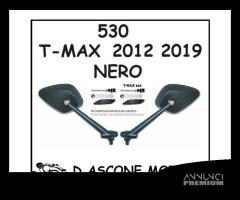 COPPIA SPECCHIETTI NERI FAR TMAX 530 2012 2019