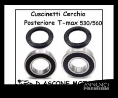 2 CUSCINETTI RUOTA POSTERIORE E PARAOLI TMAX 530 5