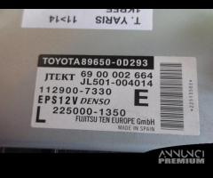 Centralina servosterzo TOYOTA YARIS 1000 del 2013