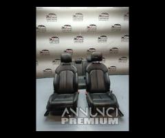 SET SEDILI IN PELLE NERA AUDI A6 4G C7 S-LINE 2014