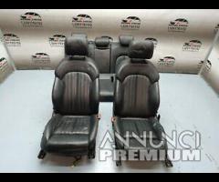 SET SEDILI IN PELLE NERA AUDI A6 4G C7 S-LINE 2014