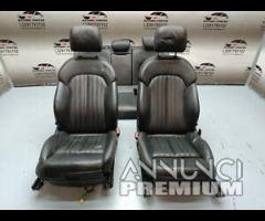 SET SEDILI IN PELLE NERA AUDI A6 4G C7 S-LINE 2014