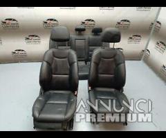 SEDILI  IN PELLE NERA MERCEDES-BENZ CLASSE-C C220 - 21