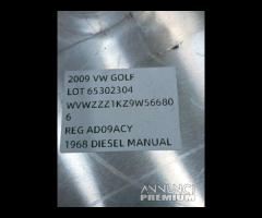 CENTRALINA MOTORE ECU 2009 VOLKSWAGEN GOLF VI/6 CB - 12