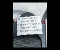 CINTURA DI SICUREZZA ANTERIORE DX 2012 MERCEDES B2 - 10