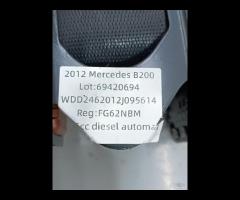 CINTURA DI SICUREZZA ANTERIORE SX 2012 MERCEDES B2 - 9