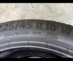 2 Gomme 225/45 R18 Continental estive 85% residui