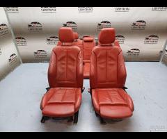 SET SEDILI IN PELLE ROSSA BMW SERIE 1 F20 M SPORT