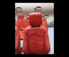 SET SEDILI IN PELLE ROSSA BMW SERIE 1 F20 M SPORT