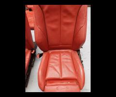 SET SEDILI IN PELLE ROSSA BMW SERIE 1 F20 M SPORT