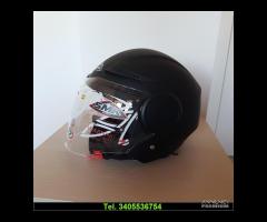 CASCO JET KY-111 NUOVO NERO OPACO