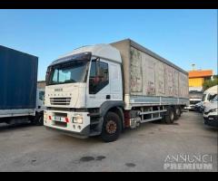 Iveco stralis 400 3 assi centinato+sponda