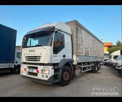 Iveco stralis 400 3 assi centinato+sponda