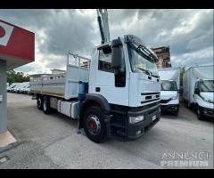 Magirus 260e39 e5 3 assi gru+cassone