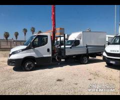 IVECO DAILY 35C16 cassone fisso con gru