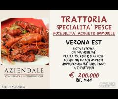 TRATTORIA STORICA E MOLTO CONOSCIUTA-BEN VISIBILE