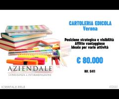 CARTOLERIA/EDICOLA AVVIATA-POSIZIONE PRIVILEGIATA - 1