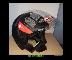 NUOVO CASCO JET COLORE NERO OPACO OMOLOGATO