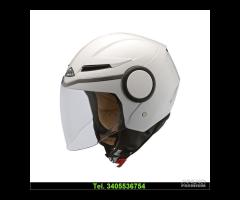 NUOVO CASCO SMK NERO DEMIJET