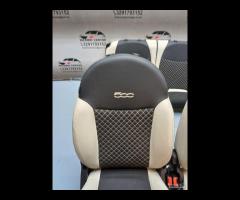 SET SEDILI IN PELLE E STOFA 2022 FIAT 500 DOLCEVIT - 6