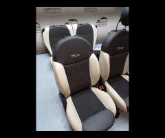 SET SEDILI IN PELLE E STOFA 2022 FIAT 500 DOLCEVIT - 9