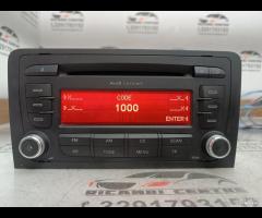 AUTORADIO STEREO LETTORE CD 2009 AUDI A3 8P0035186