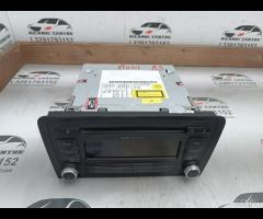 AUTORADIO STEREO LETTORE CD 2009 AUDI A3 8P0035186 - 9