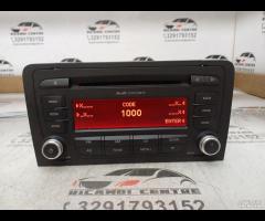 AUTORADIO LETTORE CD 2008 AUDI A3 SPORTBACK 8P0035