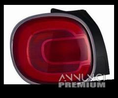 fanale posteriore fiat 500l 2012-2017 corn/cromata