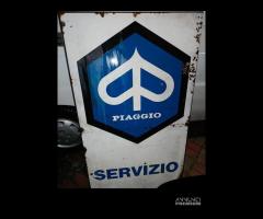 Insegna bifacciale piaggio vespa servizio officina