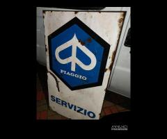 Insegna bifacciale piaggio vespa servizio officina