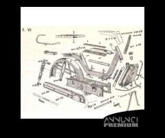 Staffa fissaggio cavi serbatoio benzina Piaggio Br - 3