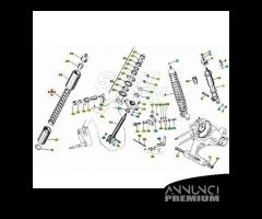 Molla ammortizzatore anteriore Vespa PX 196304