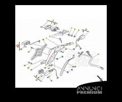 Fanale posteriore luce targa per Ducati 52510042A