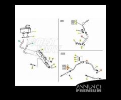 Tubo freno rigido posteriore Ape TM 220 e 420 - 25