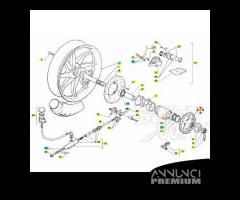 Corona ruota posteriore Aprilia 50 AF1 da 40 denti