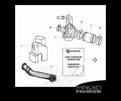 Kit guarnizioni carburatore Weber Piaggio 50 - 498